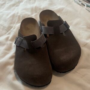 Birkenstock Brown Suede Loafers